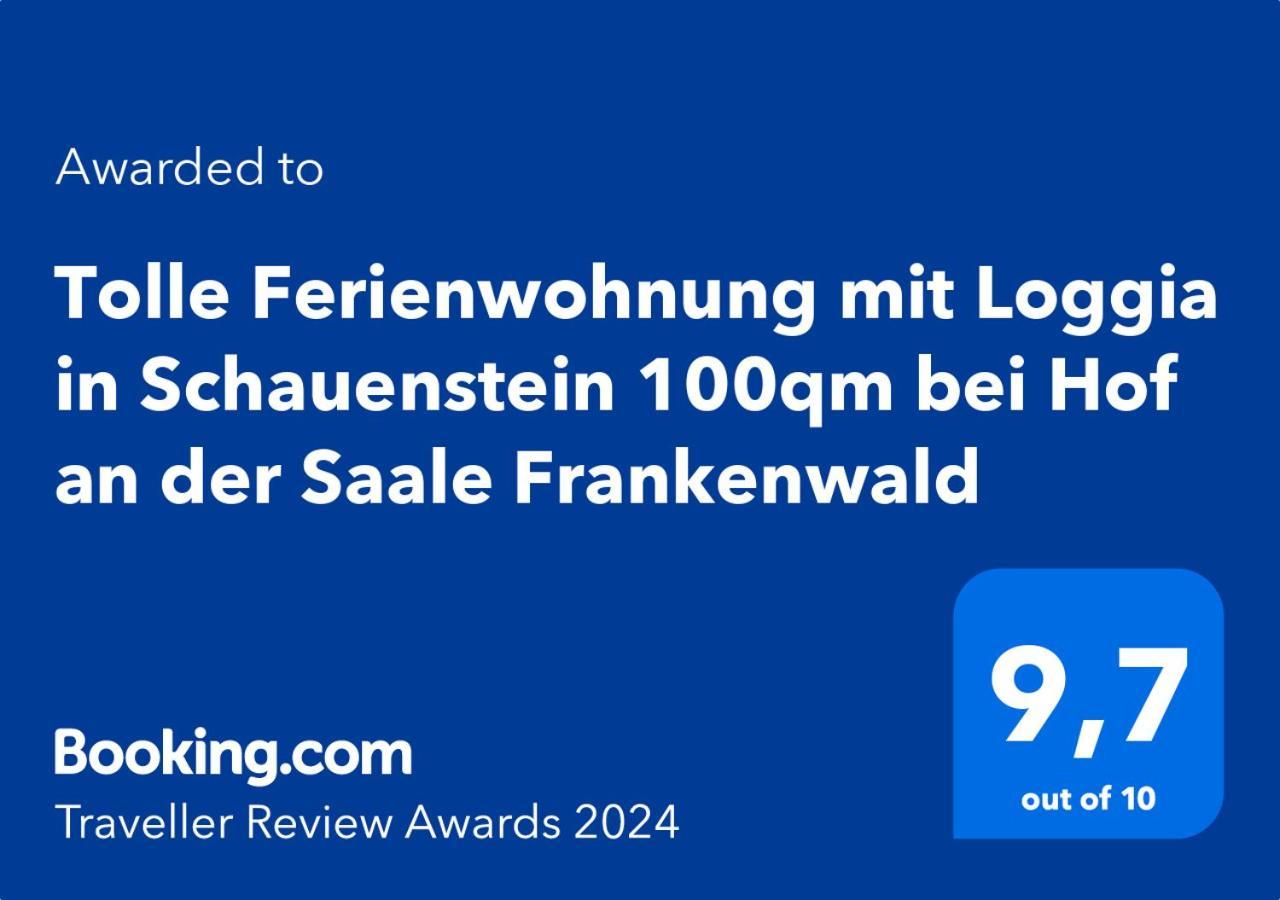 Tolle Ferienwohnung Mit Loggia In Schauenstein 100Qm Bei Hof An Der Saale Frankenwald Dış mekan fotoğraf
