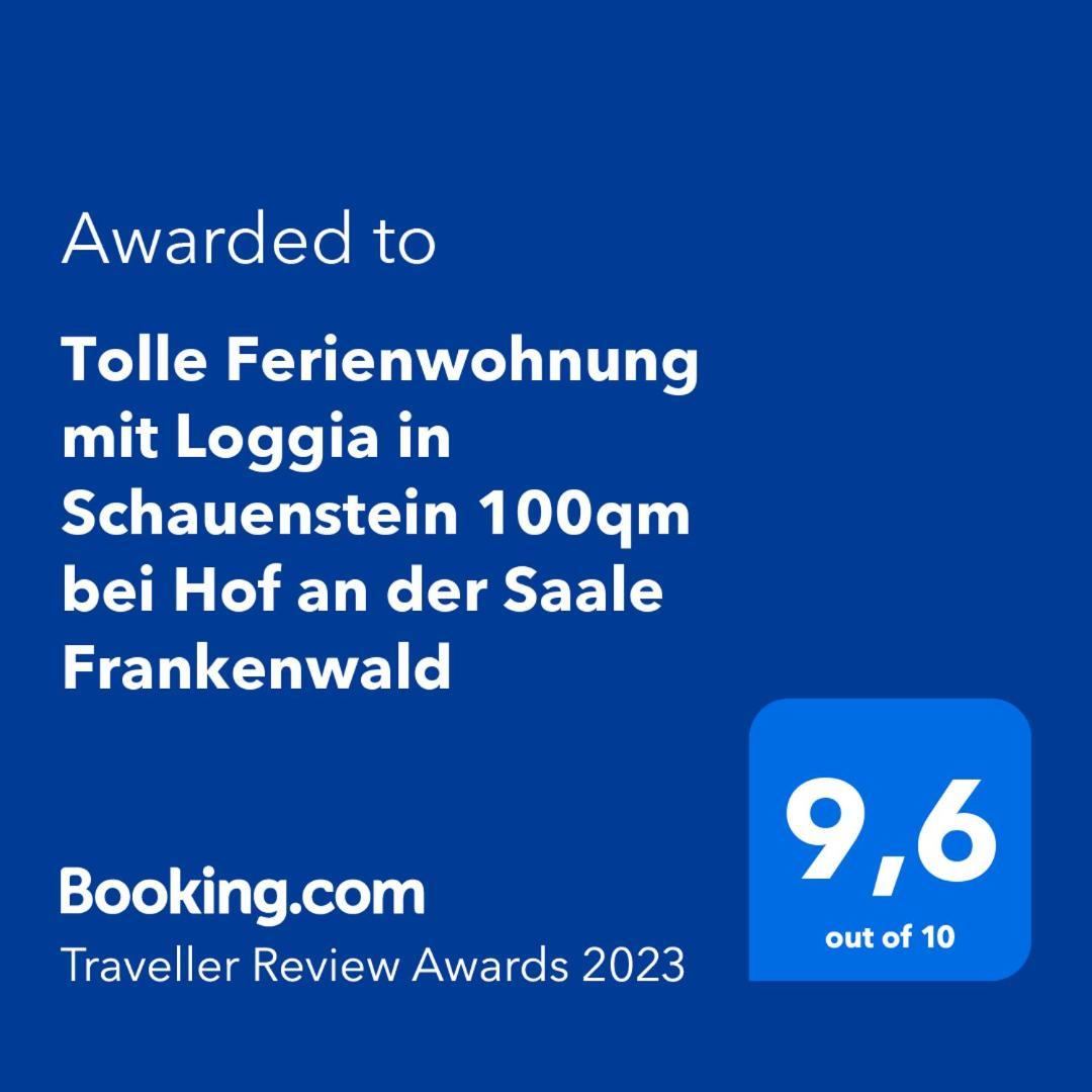 Tolle Ferienwohnung Mit Loggia In Schauenstein 100Qm Bei Hof An Der Saale Frankenwald Dış mekan fotoğraf